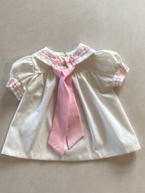 Vintage Baby Girl Sailor Dress